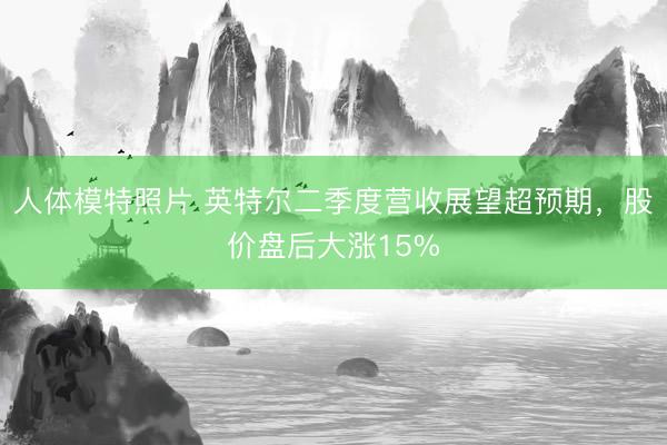 人体模特照片 英特尔二季度营收展望超预期，股价盘后大涨15%